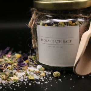 floral bath salt